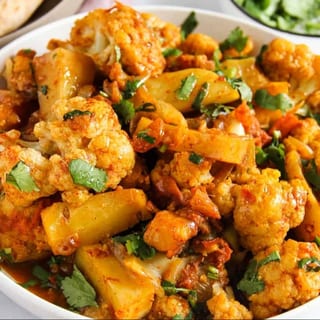 Aloo Gobi Rice Bowl (VG, GF)